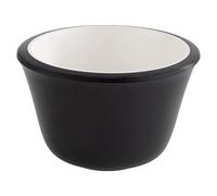 APS 85244 Lot de 6 coupelles en mélamine Noir Ø 6 cm Hauteur 4 cm Passe au lave-vaisselle