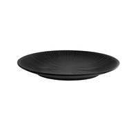 APS 85285 Assiette NERO - Mélamine, Ø 29 cm, H : 3 cm, noir, empilable, lavable au lave-vaisselle