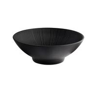 APS 85288 Bol NERO - Mélamine, Ø 29 cm, 2,8 litres, noir, empilable, lavable au lave-vaisselle