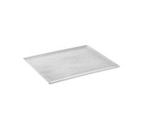 APS 85326 Plateau GN 1/2 FOOTMARK - Mélamine, 32,5 x 26,5 cm, blanc/gris, système GN, lavable au lave-vaisselle
