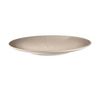 APS 85405 Assiette Nero en mélamine, diamètre : 33 cm, hauteur : 3,5 cm