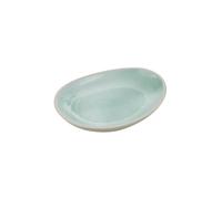 APS 85470 Assiette CALA - Mélamine vert/gris, 19 x 14,5 cm, empilable