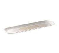 APS 85502 GN 2/4 Plateau en mélamine Blanc/beige 53 x 16,5 cm Hauteur 2,5 cm