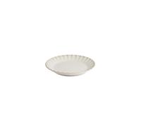 APS 85603 Assiette ARUMI - Mélamine, Ø 21 cm, blanc/beige, empilable