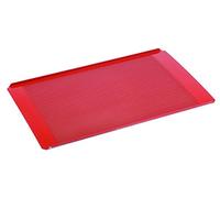 APS 88285 GN 1/1 Plaque de cuisson perforée en aluminium avec revêtement silicone 53 x 32,5 cm