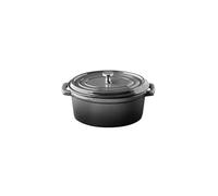 APS 88334 Mini-casserole avec couvercle 5 STARS - fonte émaillée, 0,45 litre, anthracite, compatible induction