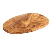 APS 905 Plateau de service OLIVE, 25,5 x 16,5 cm, hauteur 1,5 cm, bois d'olivier, variations naturelles de forme, de veinage et de taille