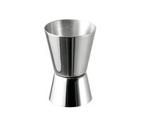 APS 93120 Double mesure à cocktail pour 2 & 4 cl en acier inoxydable, Ø 4,5 x 7 cm, inox