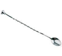 APS 93134 Cuillère de bar, acier inoxydable, avec manche torsadé, longueur 27 cm