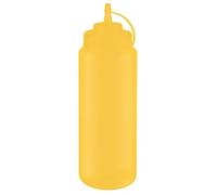 APS 93260 Bouteille compressible en polyéthylène Jaune Ø 8 cm Hauteur 26,5 cm 1025 ml
