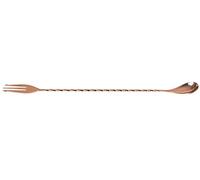 APS 93369 Cuillère de bar/fourchette (30 cm), cuivre, acier inoxydable, 2 cm x 30 cm x 1 cm
