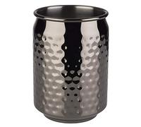APS 93372 Coupelle COOL, Ø 7,5 cm, hauteur 10,5 cm, 0,35 litres, acier inoxydable, aspect gunmetal, surface martelée, poli à haute brillance