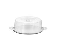 APS Germany Assiette à gâteau avec bonnet – Acier inoxydable haute qualité 30x11 cm – Empilable