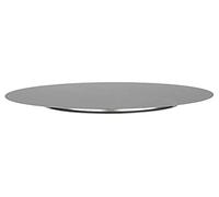 APS assiette de pâtissier, assiette à gâteau en acier inoxydable, assiette à gâteau pour pâtissiers, assiette de service pour gâteaux noire ou blanche, diamètre Ø 31 cm