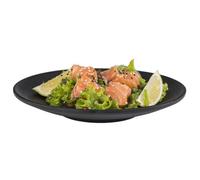 APS Assiette plate NERO, diamètre: 210 mm, noir