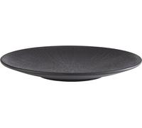 APS Assiette plate NERO Diamètre : 260 mm noir en mélamine