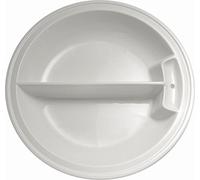 APS bac supérieur en Porcelaine Ø 39 cm, H: 6 cm Blanc, geeignet für Backofen
