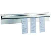 APS barre porte-bons ca. 60cm (L) x 8cm (H) x 2cm acier inoxydable, natte