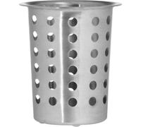 APS Corbeille à Couverts Ø 9,7 cm, H: 13,7 cm Acier Inoxydable, Poli Mat
