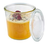 APS Bocal Weck avec couvercle, 370 ml, set de 3
