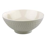 APS "Asia Plus bol en mélamine presque incassable, bol en plastique empilable polyvalent, saladier, gris/crème, Ø 16 cm, 0,6 litre.