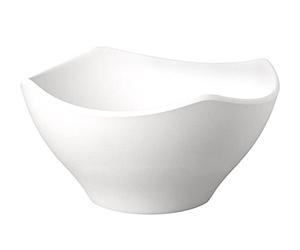 APS Bol 21 x 21 cm, H: 11 cm mélamine, Noir, Steinoptik