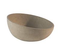 APS Bol Element - Bol en béton de haute qualité avec dessous protégeant les meubles - Empilable et de dimension Ø : 22 x H : 6 cm / 10.5 cm pour 1.1 litres, rond et biseauté