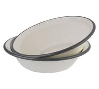 APS Bol en émail Diamètre : 165 mm Set de 2 pièces