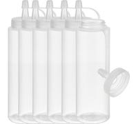 APS Bouteille à pincer 260 ml transparent set de 6 pièces