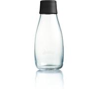 Aps Bouteille D'eau En Verre Borosilicate Noir 0,3 L
