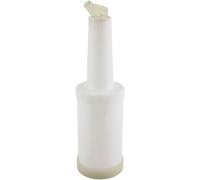 APS Bouteille doseuse/de réserve plastique, contenu 1 litre clair