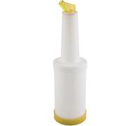 APS Bouteille doseuse/de réserve plastique, contenu 1 litre, jaune