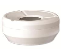 APS cendrier Ø 10 cm, H: 4 cm mélamine, blanc