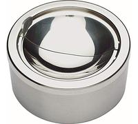 Cendrier APS avec cache-vent, cendrier en acier inoxydable avec cache-vent, Ø 12 cm, hauteur 5,5 cm