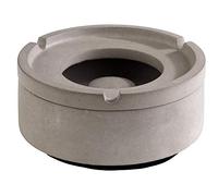APS Wind Ashtray "Element" - Cendrier haut de gamme en béton - 3 rainures pour poser une cigarette - cendrier avec dessous protégeant les meubles 10.5 x 5cm
