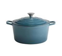 APS Cocotte en fonte 5 STARS Ø28 cm - 6 L induction & four anthracite couvercle avec support