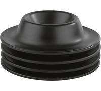 APS 83849 Coquetier en mélamine Noir 8,50 x 8,50 cm Hauteur 4,50 cm