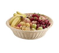 APS corbeille de buffet ronde Ø 39 cm, H: 10 cm Polypropylen, hellbeige
