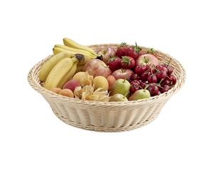 APS corbeille de buffet ronde Ø 39 cm, H: 10 cm Polypropylen, hellbeige