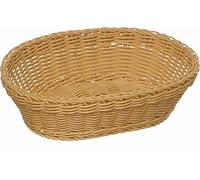 APS corbeille ovale 25 x 19 cm, H: 6,5 cm Polypropylen, beige