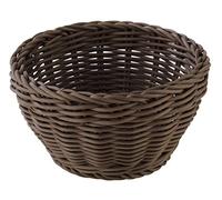 APS "Profi Line" panier rond, panier en osier brun foncé, panier en polypropylène, Ø 16 cm, hauteur 8 cm