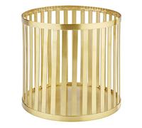 APS corbeille / support Ø 21 cm, H: 20 cm Metall, Gold-Look