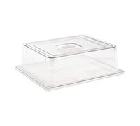 APS Couvercle GN 1/2 /// 32,5 x 26,5 cm, H : 9,5 cm /// Polycarbonate /// Epaisseur du matériau : 3 mm /// 11041