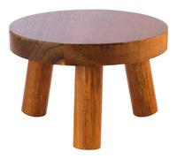 APS Element Support de buffet en bois d'acacia, hauteur : 100 mm, ø : 150 mm