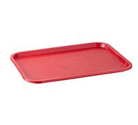 APS Fast Food tray, plateau de service incassable et lavable au lave-vaisselle, Made in Germany, 45 x 35,5 cm, hauteur 2 cm, rouge
