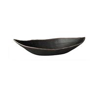 APS feuilles de Coque - Marron, Mélamine, noir, 36 x 19 cm, H : 8 cm