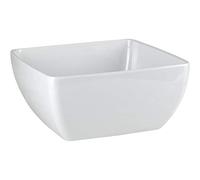 APS GF138 Bol carré en mélamine Blanc pur 25 cm