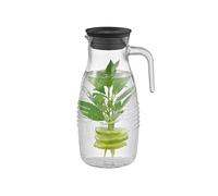 APS Glas Karaffe mit Deckel und Sieb Old Fashioned 1,8l