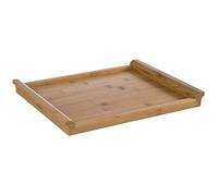 APS GN 1/2 Plateau en Bambou - Convient pour Servir, Transporter et Arranger - 32,5 x 26,5 cm/Hauteur 3 cm, Brun