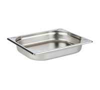 APS GN bacs 32,5 x 26,5 cm, Tiefe: 55 mm Acier Inoxydable, 2,8 Liter | Récipient gastronorm en acier inoxydable - Dimensions : 265 x 325 mm - Hauteur : 55 mm - Volume : 2,8 l